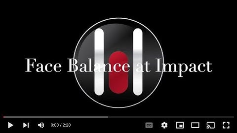 Face Balance at Impact (common terms refer to FBi: Lie Angle Balance, Torque-Free) SeeMore Putters
