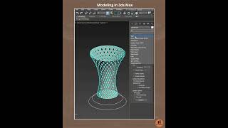 Open pavilion in 3ds Max