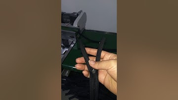 QLQ-ZCM-1 Automatic Invisible Zipper Closed-end Cutting Machine )#Zipper_machine