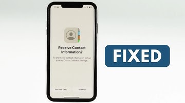 Receive Contact Information  How To Fix !