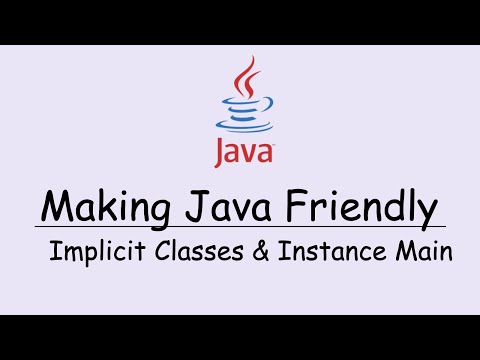 Java 21, 22 Implicit Classes and Instance main method