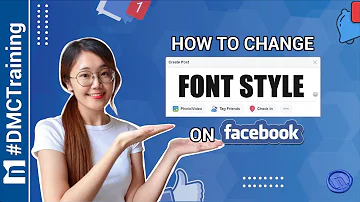 How do you change the font style on a Facebook post?