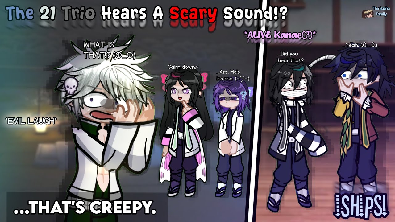 𝙆𝙉𝙔 // 👻Трио 21 слышит пугающий звук!?👻 // GL2 x Demon Slayer // При участии Ships, Alive Kanae