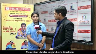 IIT NEET JEE MAIN 2023 Result out Exclusive Topper s Interview Momentum Gorakhpu