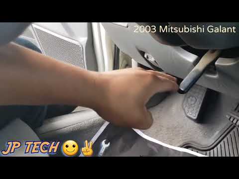 1999 - 2003 Mitsubishi Galant como cambiar el switch del direccional o pidevias switch de las luces.