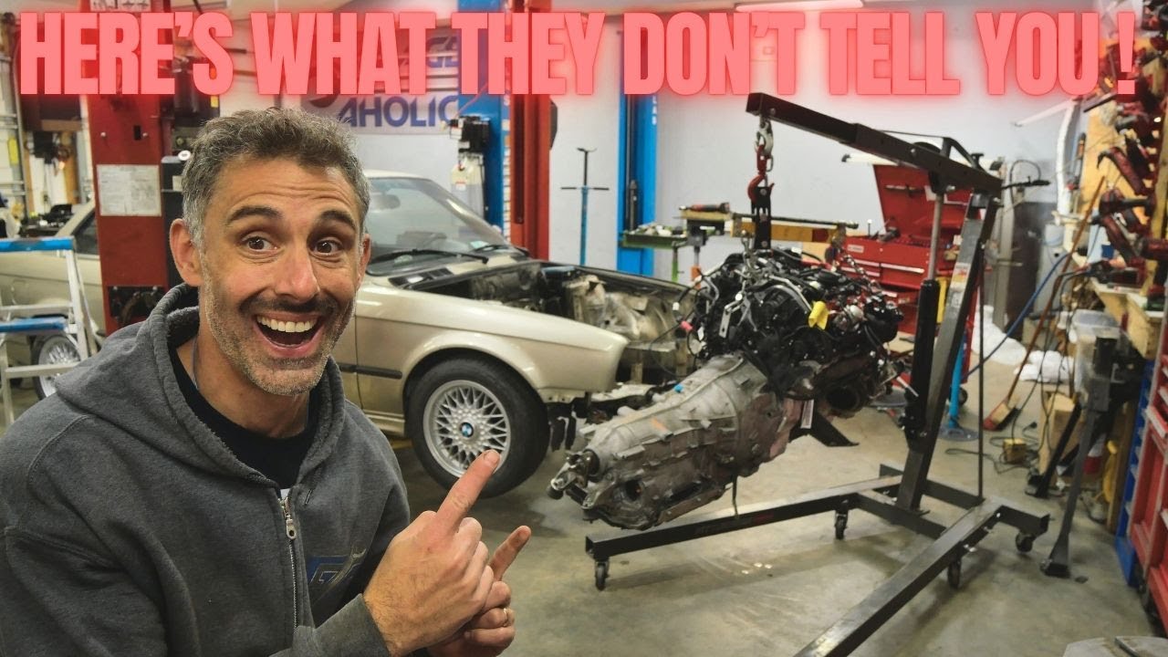 Мы избежали пули, заменив этот BMW E30 на современный двигатель B48 Turbo.