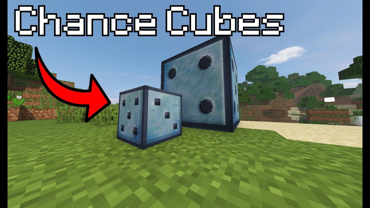 Chance Block Обзор модов #2 CHANCE CUBES// альтернатива модификации Lucky Block ...