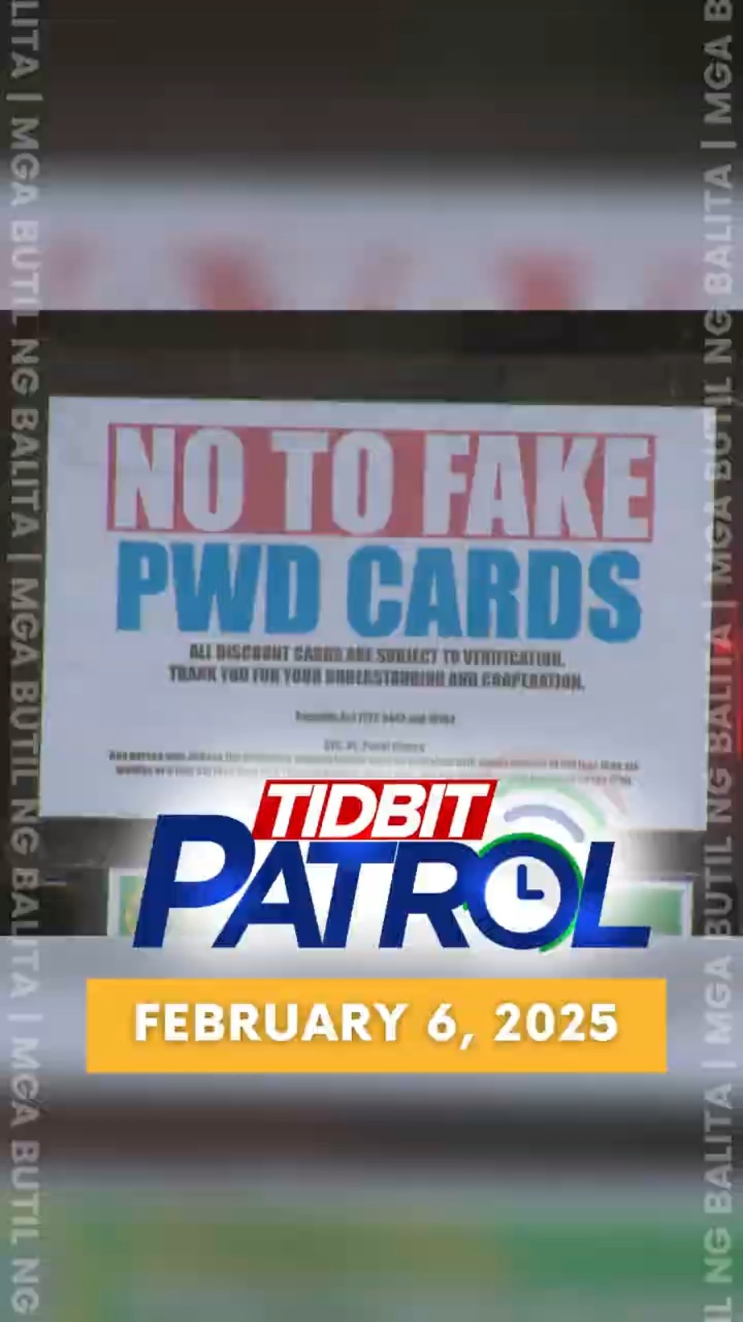TIDBIT PATROL (February 6, 2025)