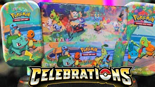 IS IT WORTH IT? Pokemon Celebrations MINI TINS! (Opening EVERY TIN!)