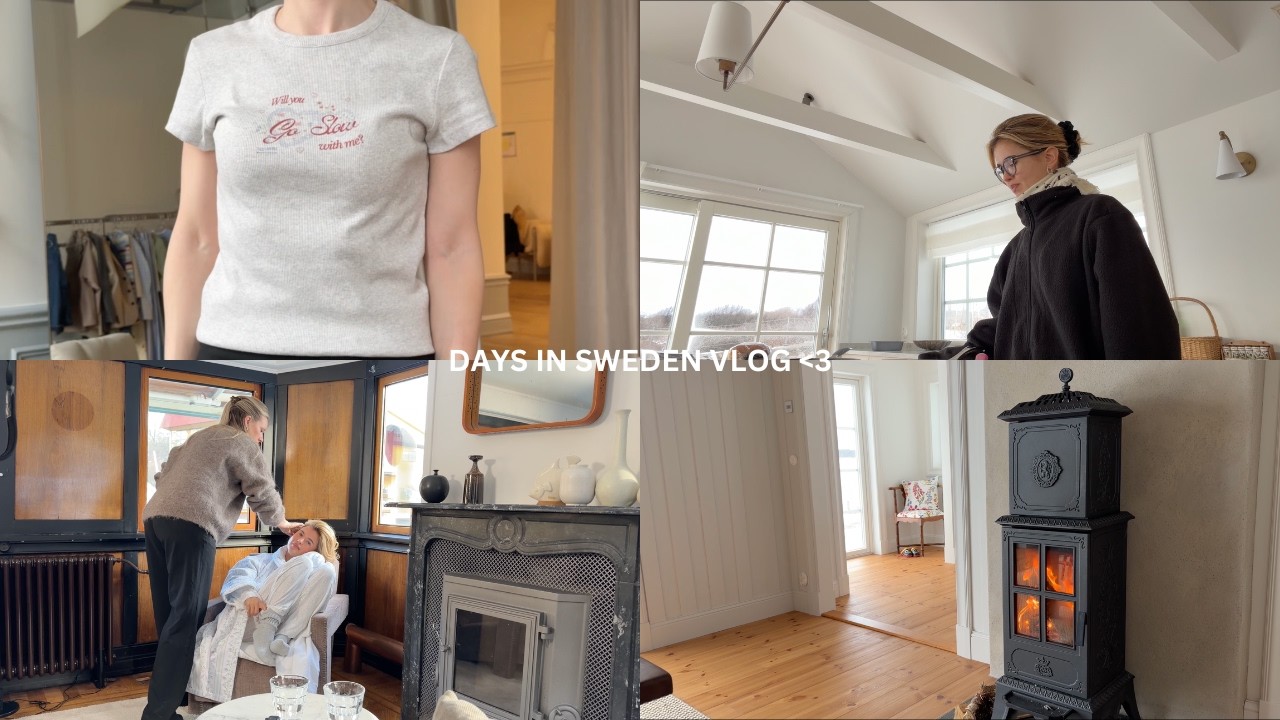 Sweden Vlog:  Photoshoot, exciting project & brain dump