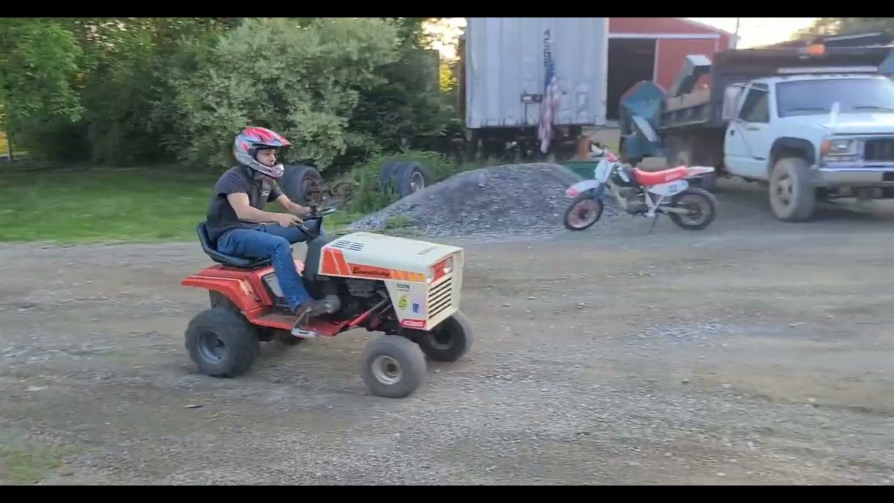 Racing mower build, progressive.
