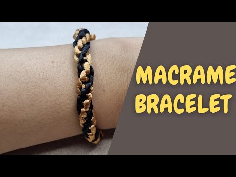 Macrame friendship bracelet for beginners/How to make Macrame Bracelet at Home
