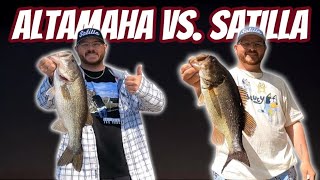 Altamaha River vs Satilla River 🎣🔥 (HIGH WATER FISHING)