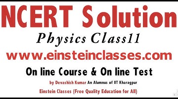 NCERT Solution Class 11 Physics Motion in a straight line 3.4, 3.5 & 3.6|SUBSCRIBE Einstein Classes