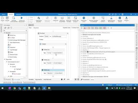 UiPath - Español: Leer/Obtener correos electrónicos Outlook - validaciones y guardado de adjuntos