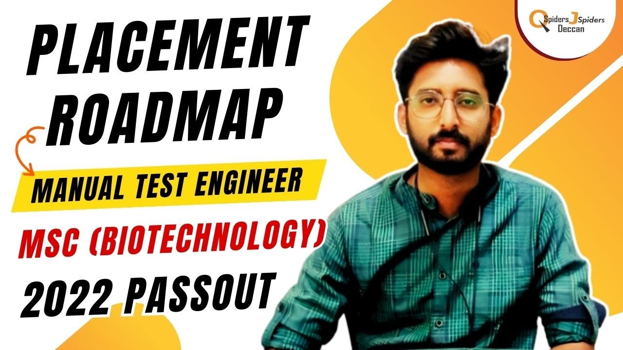 PLACEMENT ROADMAP | MSC (BIOTECHNOLOGY) Graduate placed as Manual Test ...