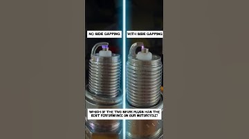 no side gapping and with side gapping spark plugs testing.#shorts
