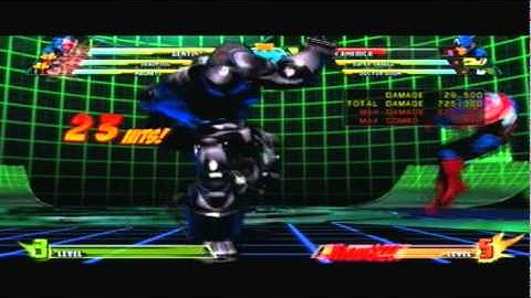 MVC3 - Damage scaling & Hit stun reset - Deadpool & Sentinel