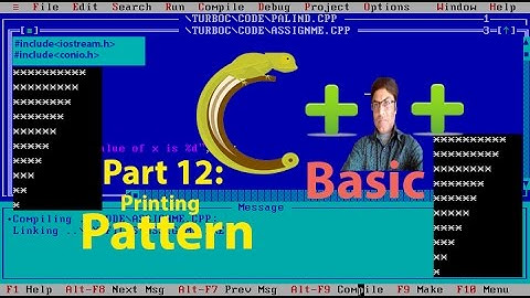 C++ Programming For Beginners Part-12.1 | Star Pattern 2 | Pattern Printing In C++