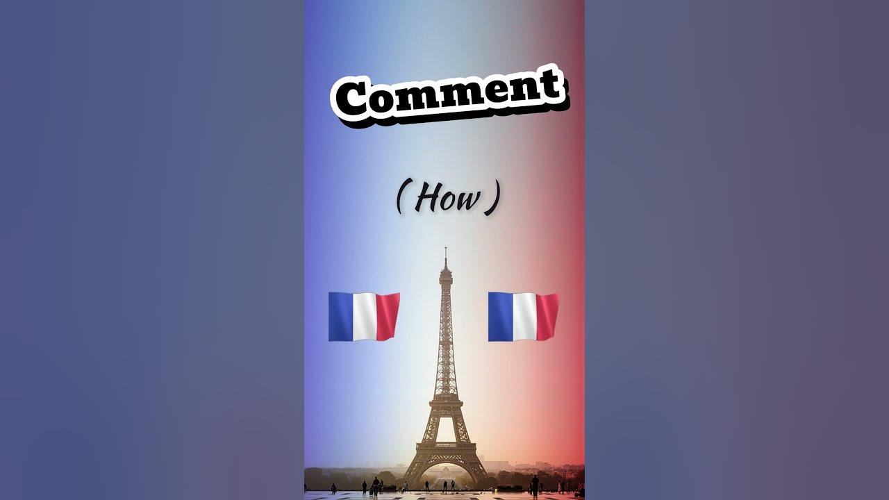 How To Pronounce Comment In French learnfrench frenchforbeginner how-to-pronounce-comment-in-french-learnfrench-frenchforbeginner