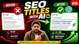 How to Write Perfect Title Tags with AI Tool | AI SEO in 2026 | how AI is changing the SEO game screenshot 5