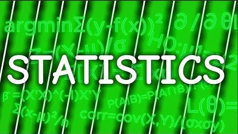 All Of STATISTICS Explained In 3 Minutes.