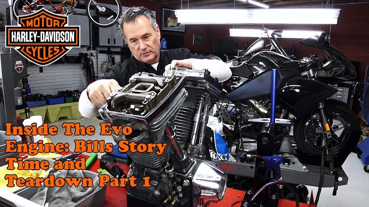 Inside The Harley-Davidson Evolution Engine and Story Time with Bill/Part One