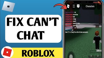 Fix Chat Setting in Roblox Mobile - Fix Can