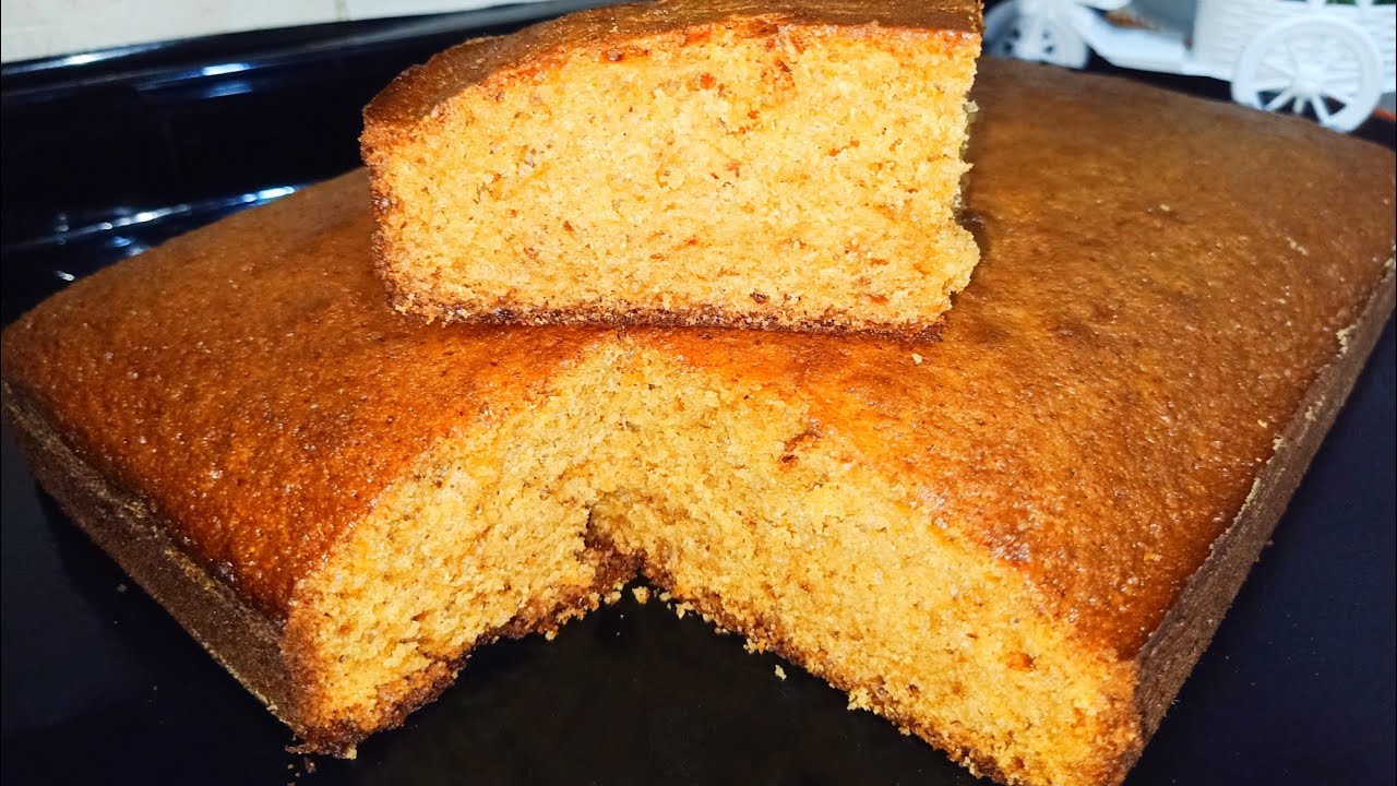 كيكة الذرة بالعسل الاسود من جمالها الكل هيبوسك عليها من سهولتها هتقومي تعمليها في5 دقاي في الخلاط ⁦⁦