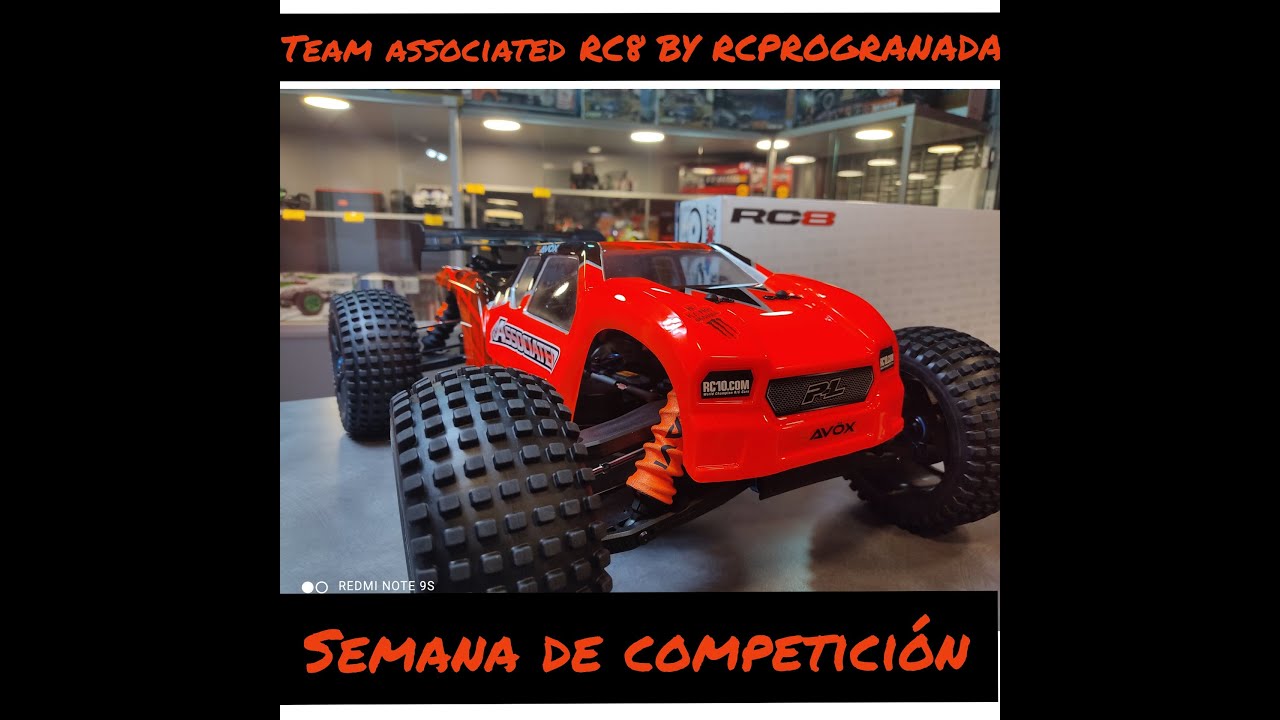 Unboxing y puesta en marchaTeam associated RC8E Truggy by RcProGranada