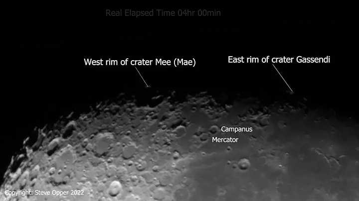Lunar (moon) sunrise time-lapse V02 YouTube 1