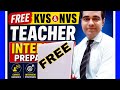 KVS &amp; NVS Interview FREE | Free kvs nvs teacher interview questions and answers | PD Classes
