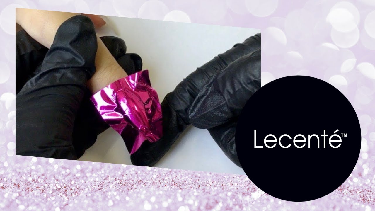 Lecenté: Full foil nail with Stick It!