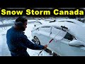 Driving In Canada Snow Storm 😲 | Tips To Drive In Canada Snow Storm