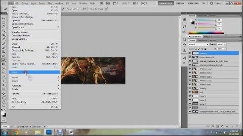 Making a forum signature in Photoshop Cs5