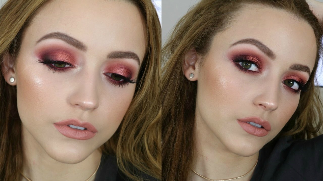 Pink Berry Smokey Eye Makeup Tutorial YouTube