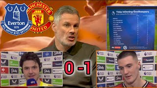 Seskos Late Winner Shocks Everton 01 Manchester United Lammens Goes Wild all Reaction