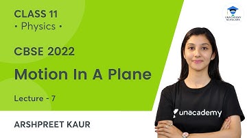 Class 11 | Motion in A Plane-L7 | Physics | Unacademy Scholars | Arshpreet Kaur