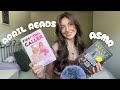 ASMR My April reads🌸 (whisper rambles, natural nail tapping, page flipping)