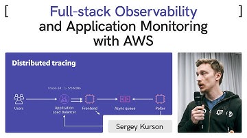 Full-stack Observability and Application Monitoring with AWS – Sergey Kurson, AWS // TechSpot