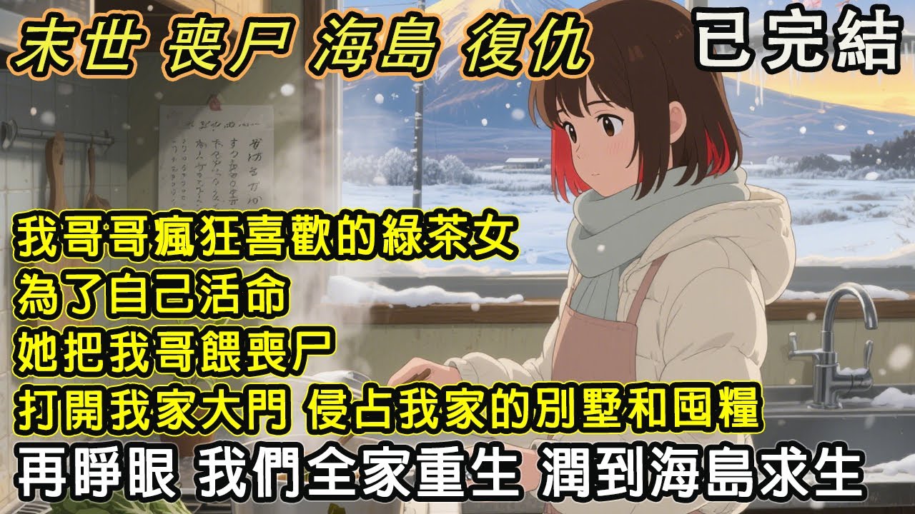 【完結/囤資】《喪尸爆發，我在海島種地》我和爸媽被喪尸咬死。打開我家大門的是哥哥愛的綠茶。重來一次 重生的卻不只我一個。#末日#小說 #末世 #小說推文#囤資 #一口氣看完