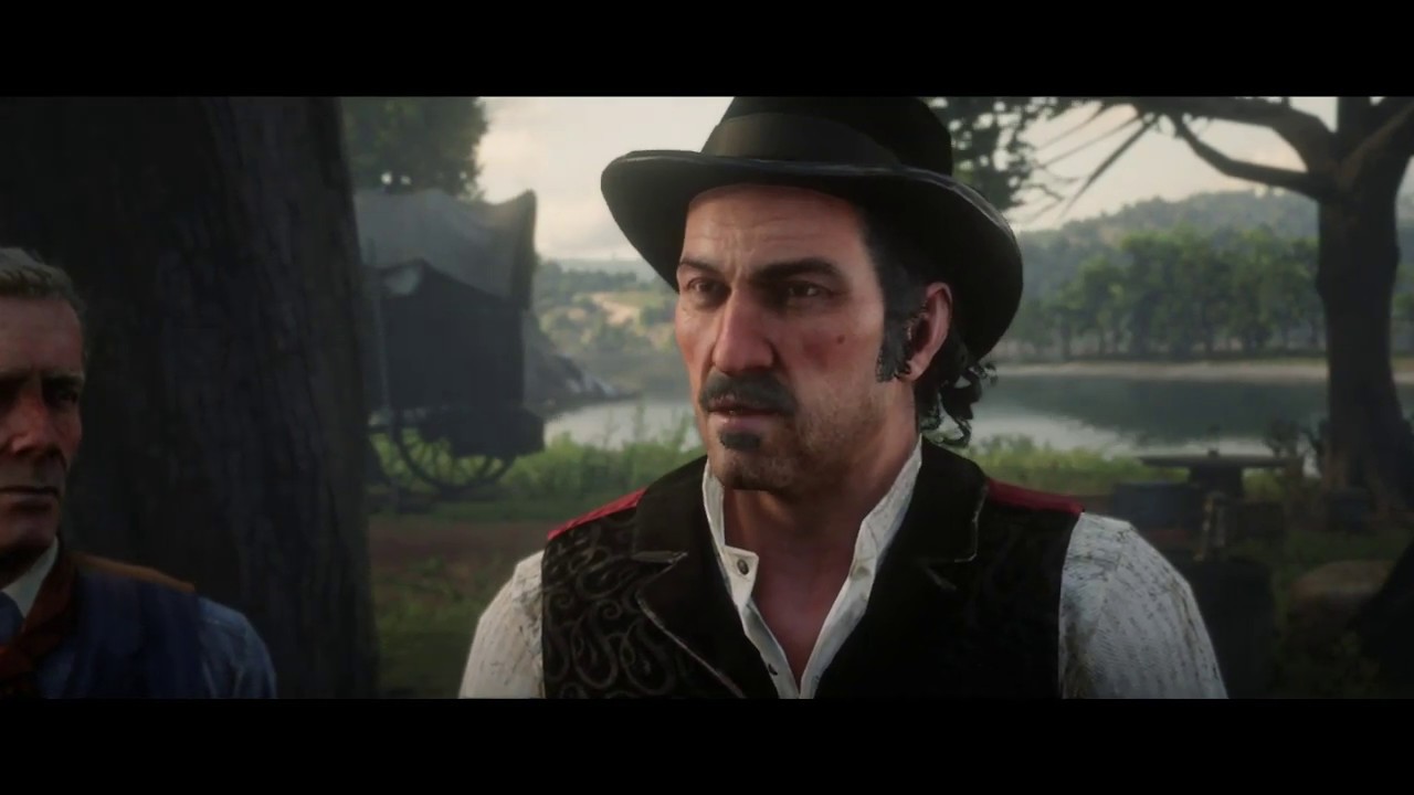 DUTCH CONFRONTED BY AGENT MILTON CUTSCENE RDR2