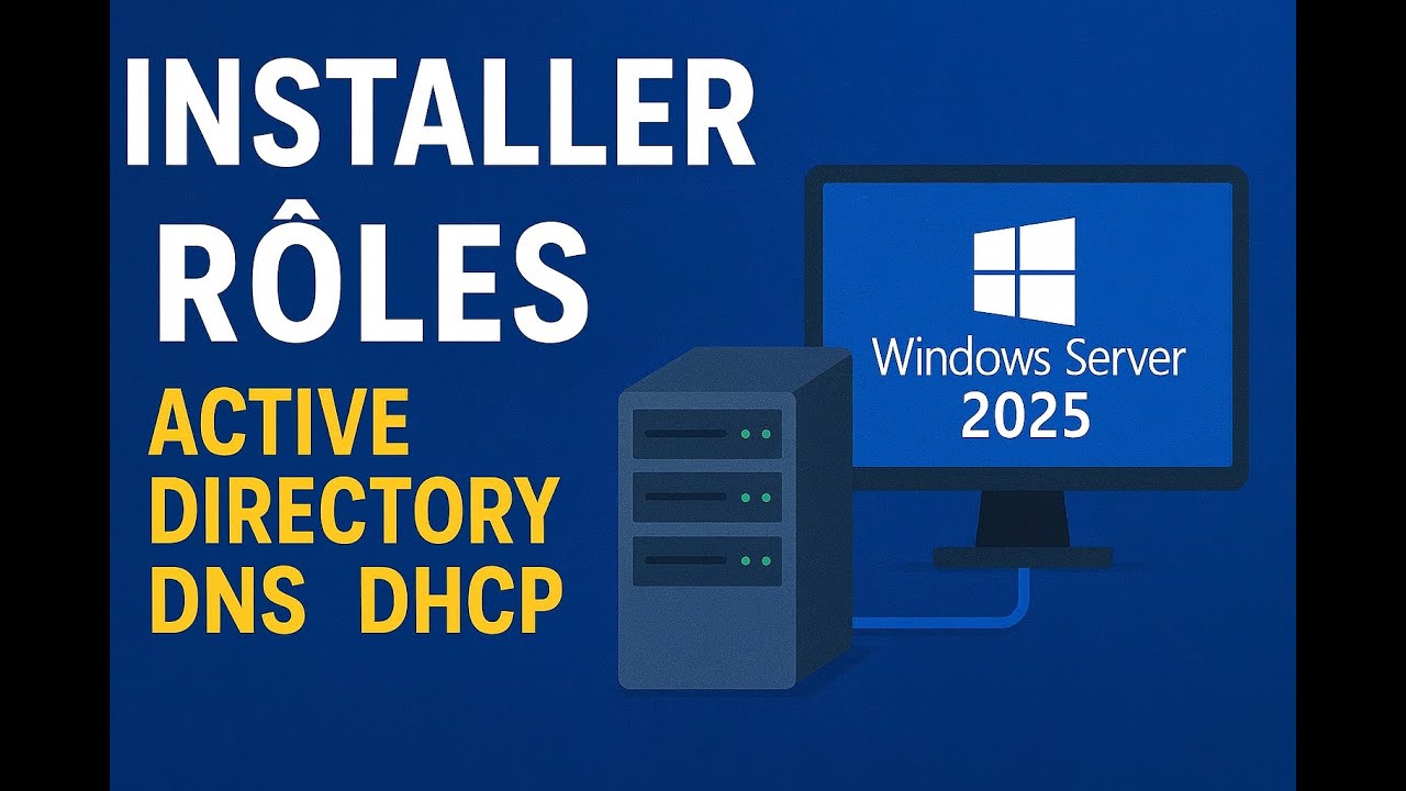 Installer les Rôles Active Directory DHCP DNS sur Windows Server 2025 ...