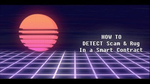 How to Detect Scam & Rug in Smart Contract (#ETH, #BSC , #AVAX...). Method #1 on a sneaky contract.