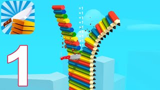 Slice It All - All Levels Gameplay Walkthrough Part 1 (IOS/Android) screenshot 4