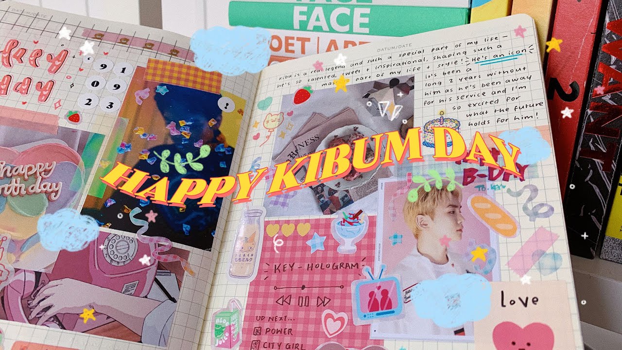 🎂 kpop polco + journal with me — happy kibum day 💌