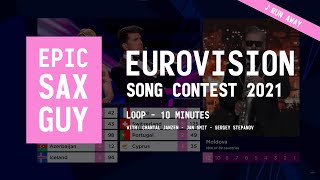 Famous EUROVISION SONG CONTEST 2021 - Epic Sax Guy loop (10 minutes) Wealth