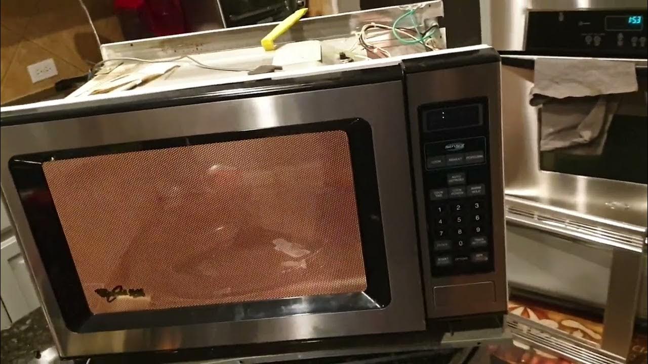 Whirlpool Microwave Model GT4175SPS-2 Replaced Fuse - Part 1 - YouTube