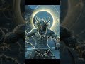 Moonlit Thunder Oni Monk ⚡ Beads of Storm | AI Art #shorts