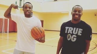 DAMIEN PRINCE VS CASHNASTY 3 POINT CONTEST!!! WHO HAS THE BEST JUMPSHOT ???